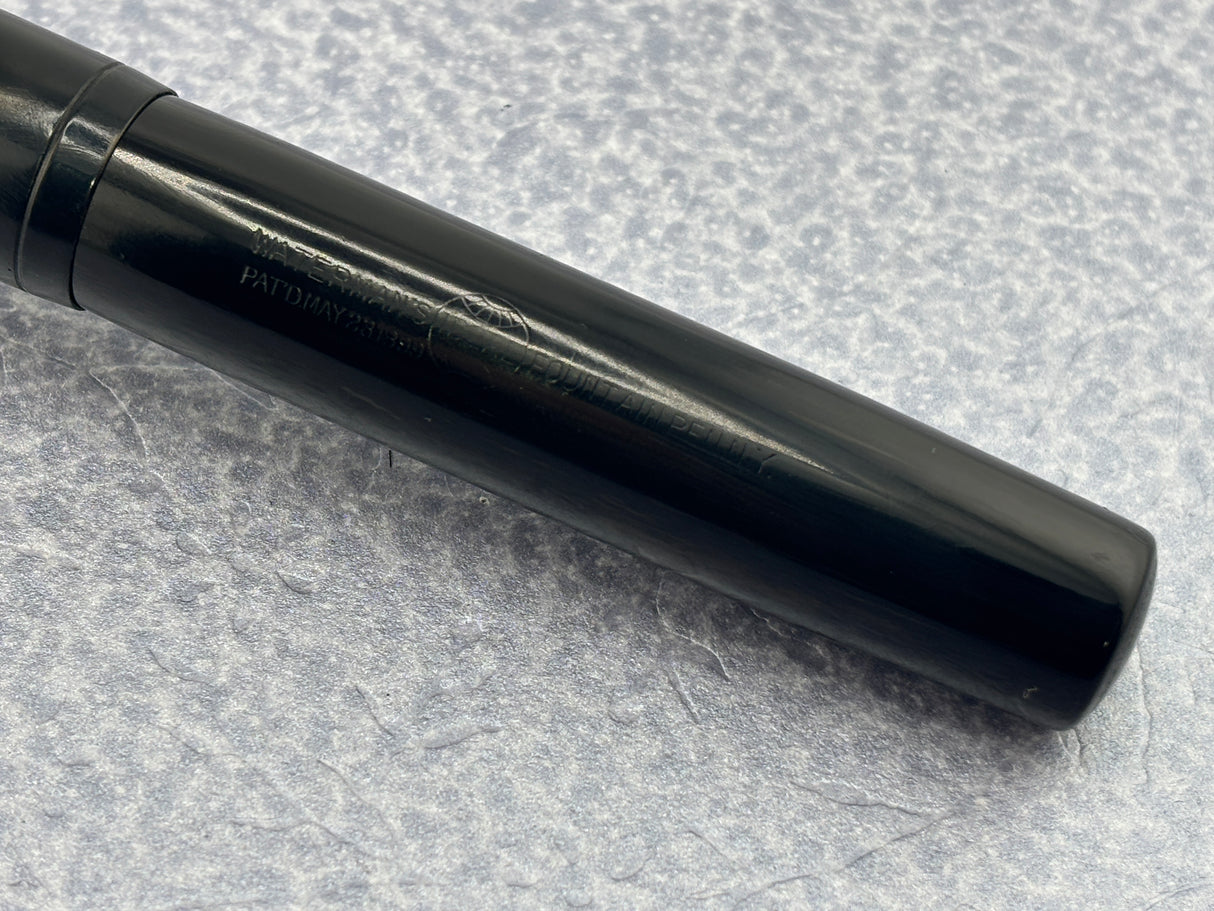 Waterman #20 Slip Cap Black Hard Rubber  Fountain Pen