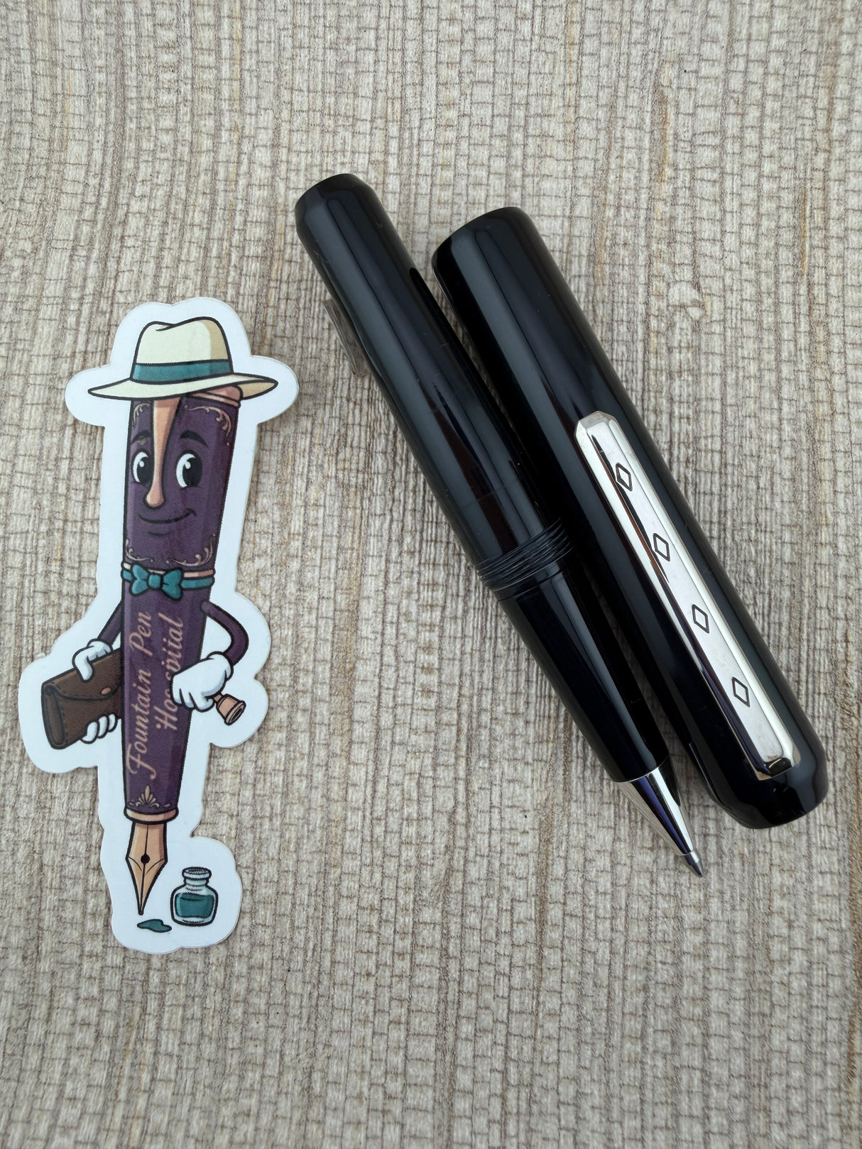 Franklin Christoph Black - Rollerball Pen