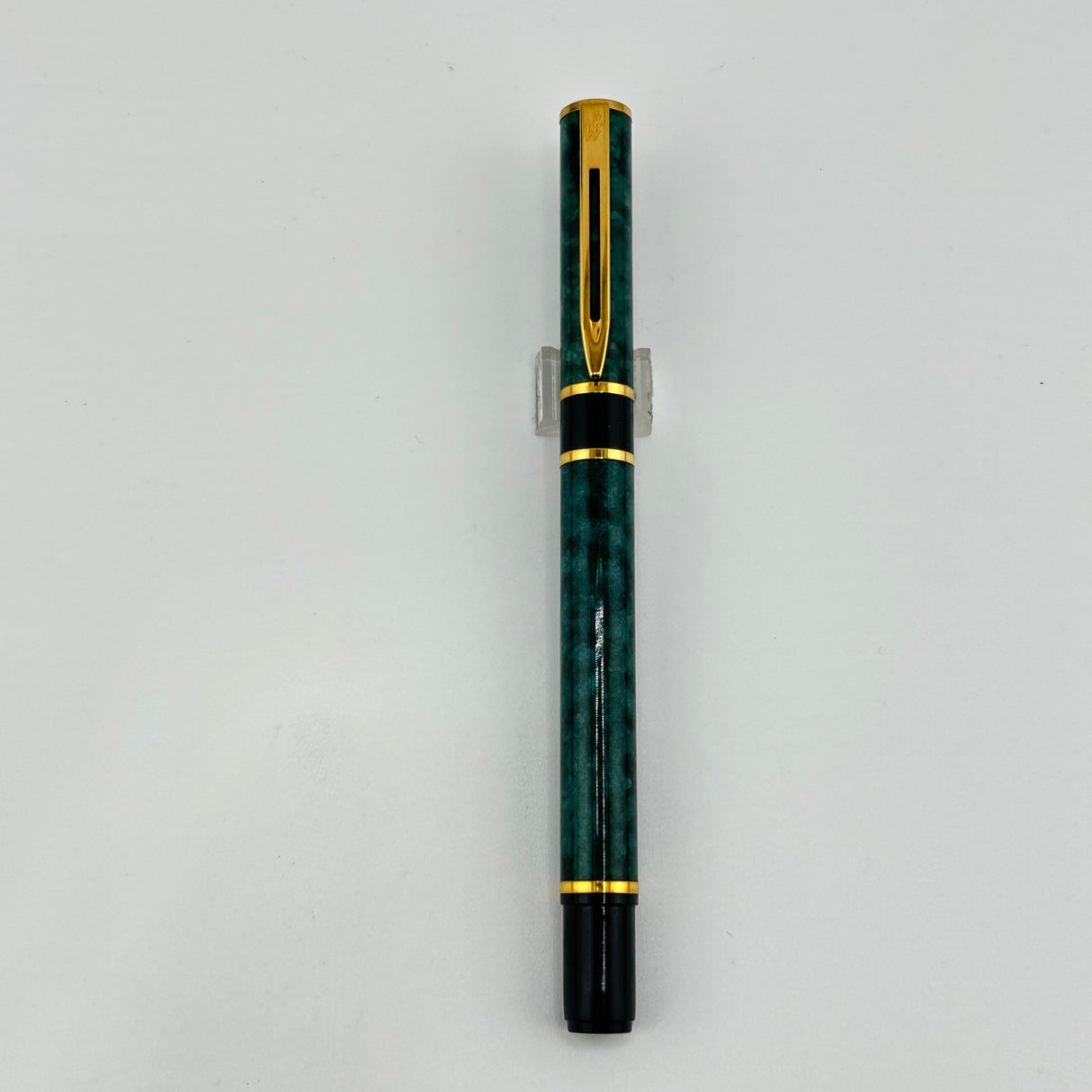 Waterman Laureat Green / Blue Marble  - Fountain Pen