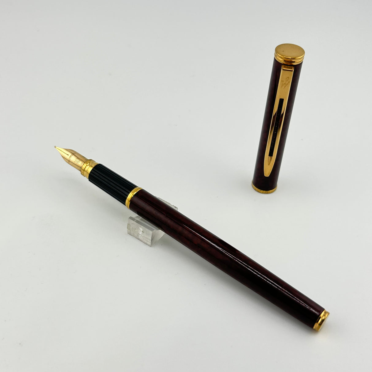 Waterman Gentleman Black Lacquer Gold nib - Fountain Pen