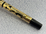 Waterman # 0552 Basketweave Gold Filled Flexible Waterman's #2 14k Nib - Fountain Pen