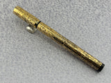 Waterman # 0512 1/2 Safety Fountain Pen Gold filled Floral Pattern  - Retractable Nib