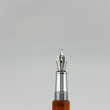 Monteverde Mini faceted Pen Red Swirl - Fountain Pen