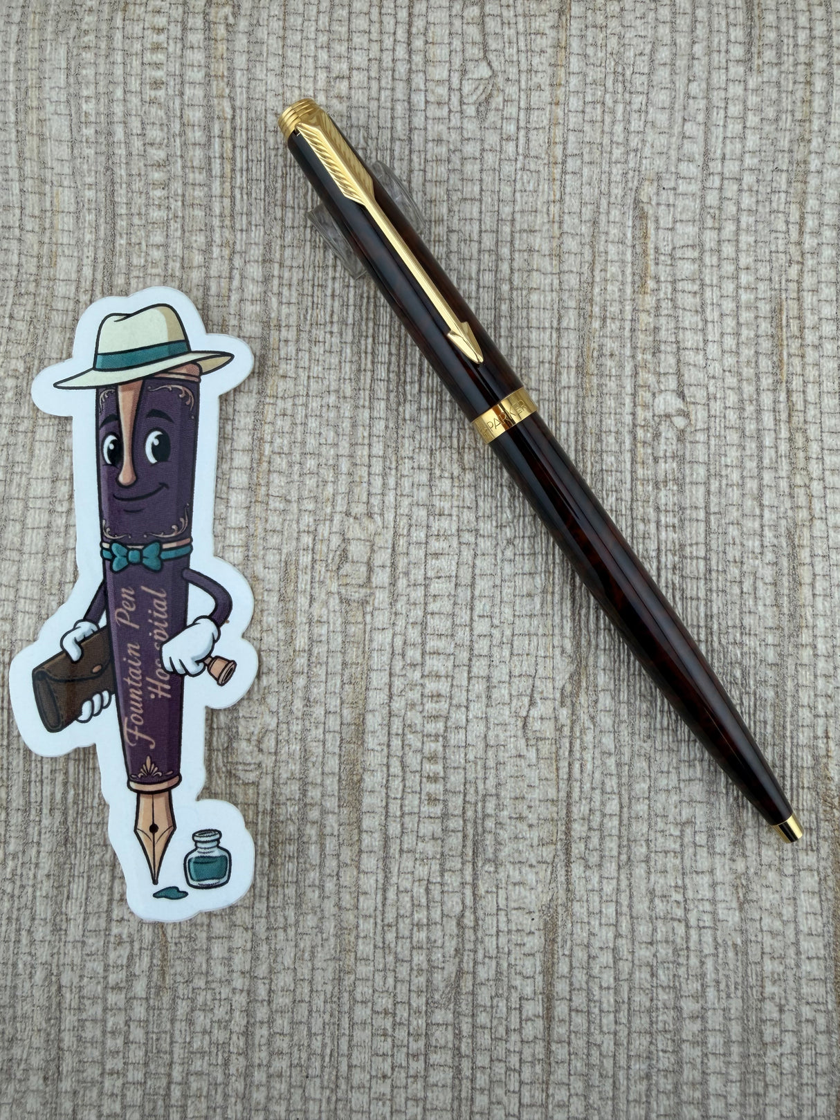 Parker 75 Thuya Brown Lacquer - Ballpoint Pen