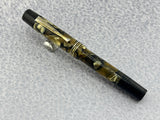 Columbus 1515 Green Marble Piston filler - Made in Germany - Fountain Pen