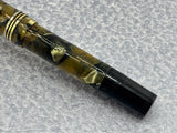 Columbus 1515 Green Marble Piston filler - Made in Germany - Fountain Pen