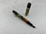 Columbus 1515 Green Marble Piston filler - Made in Germany - Fountain Pen