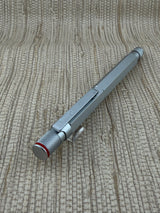 Rotring 600 Silver With Red Lettering - Rollerball Pen