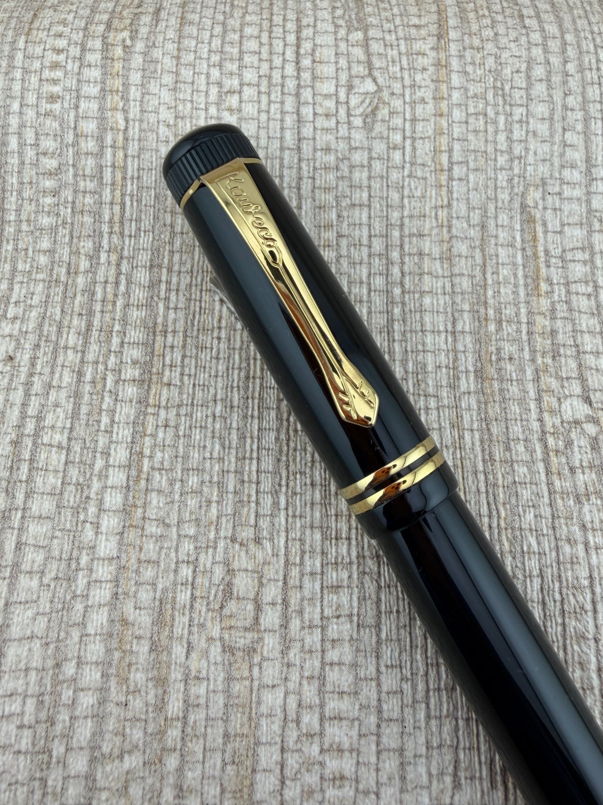Kaweco Dia Black Gold Trim -  Ballpoint pen