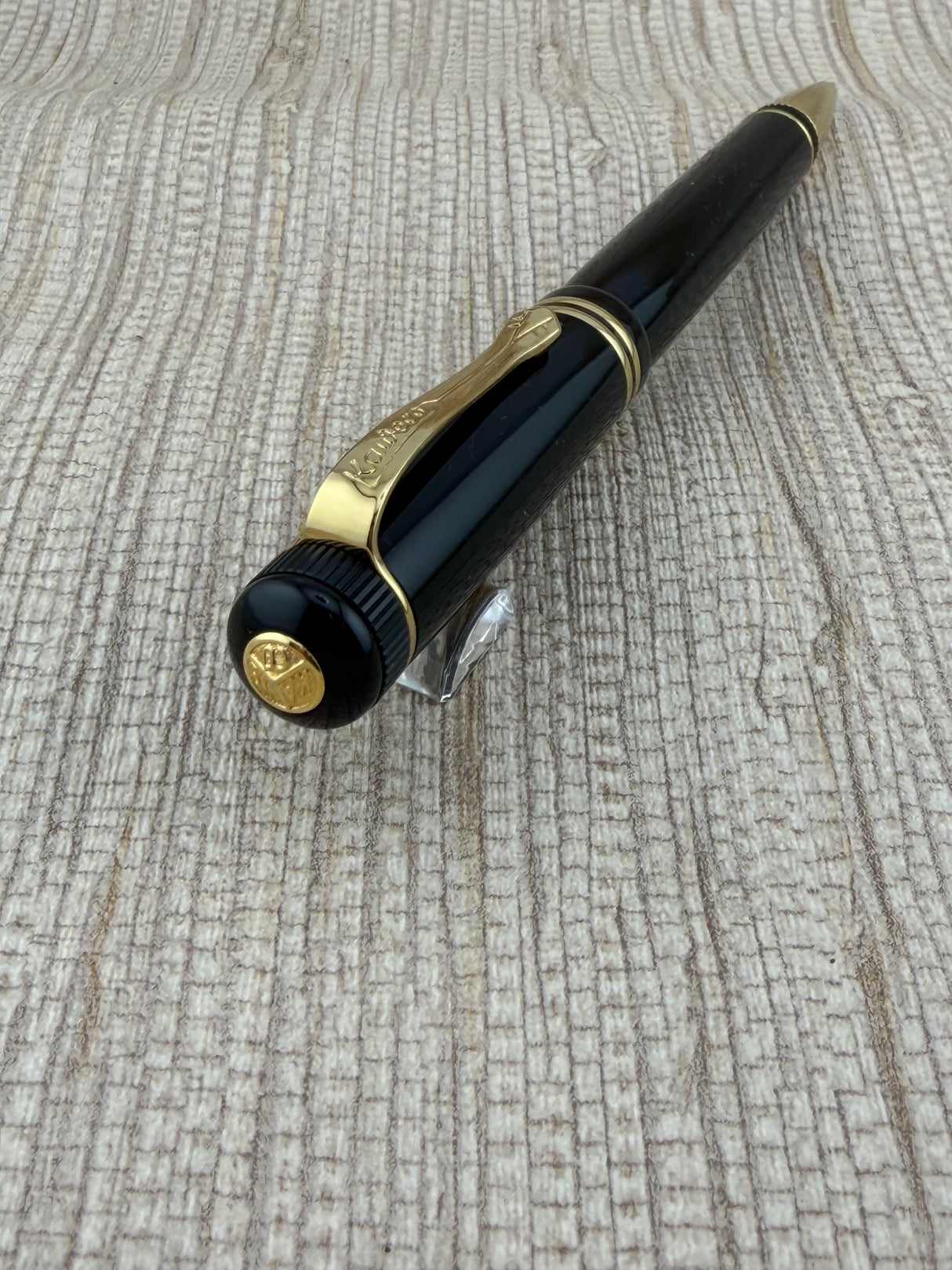 Kaweco Dia Black Gold Trim -  Ballpoint pen