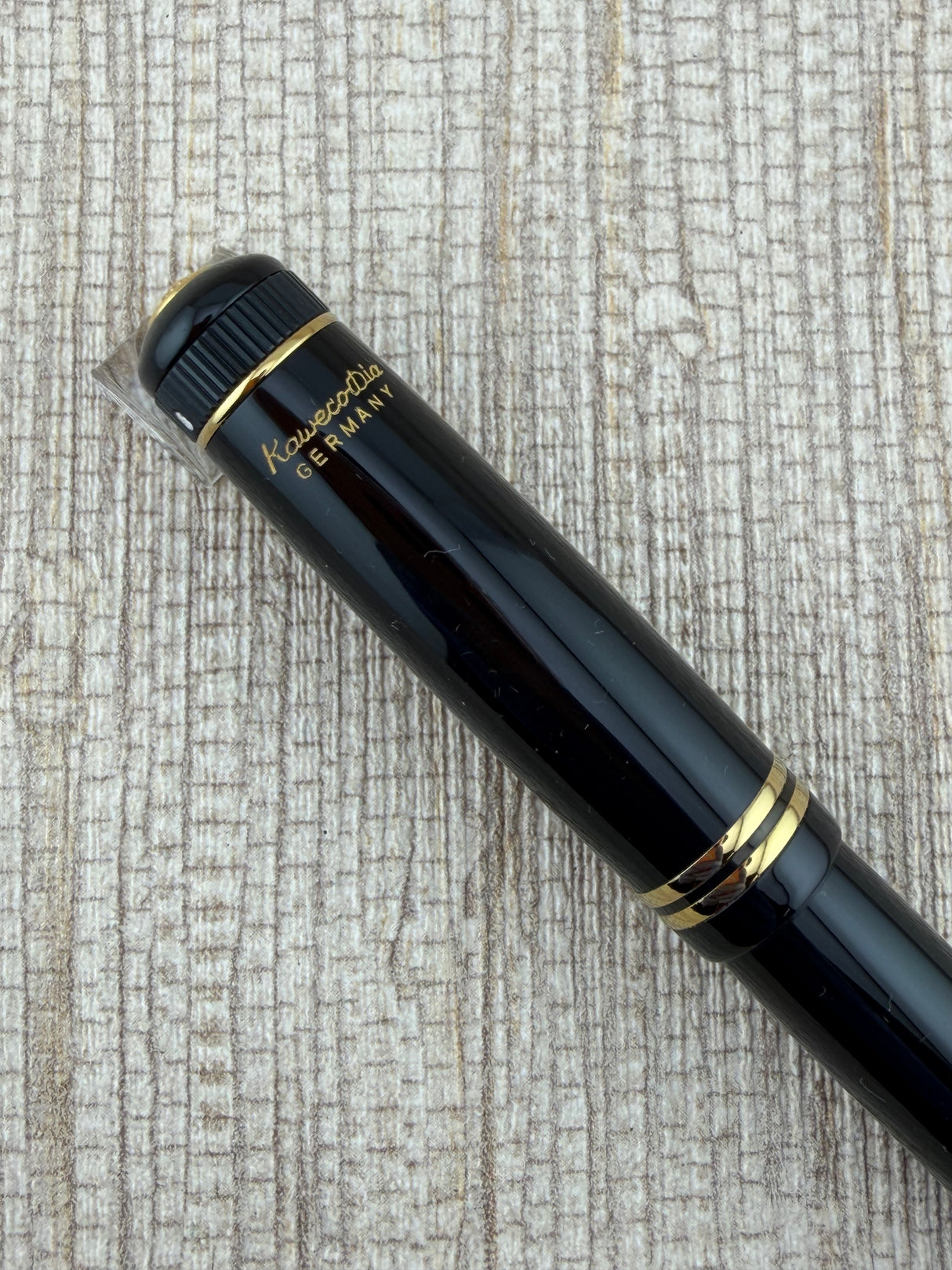Kaweco Dia Black Gold Trim -  Ballpoint pen