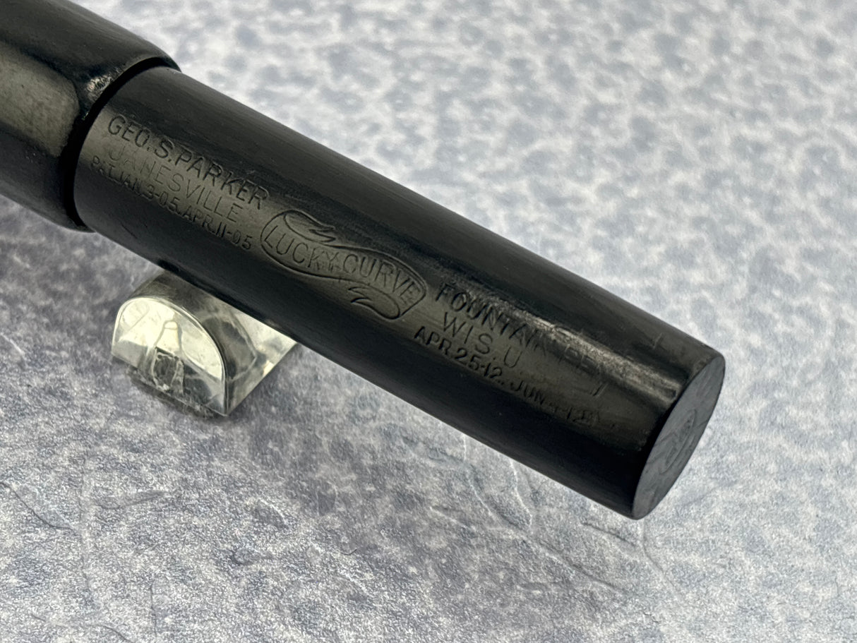PARKER #26 Black Hard Rubber Ebonite - Fountain Pen