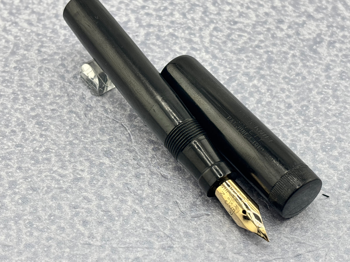PARKER #26 Black Hard Rubber Ebonite - Fountain Pen