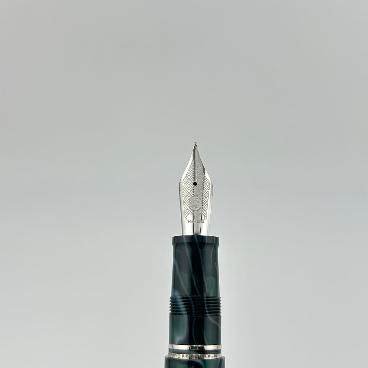 Armando Simoni Club Bologna Medio Green Lagoon Gold Nib 14K - Fountain Pen