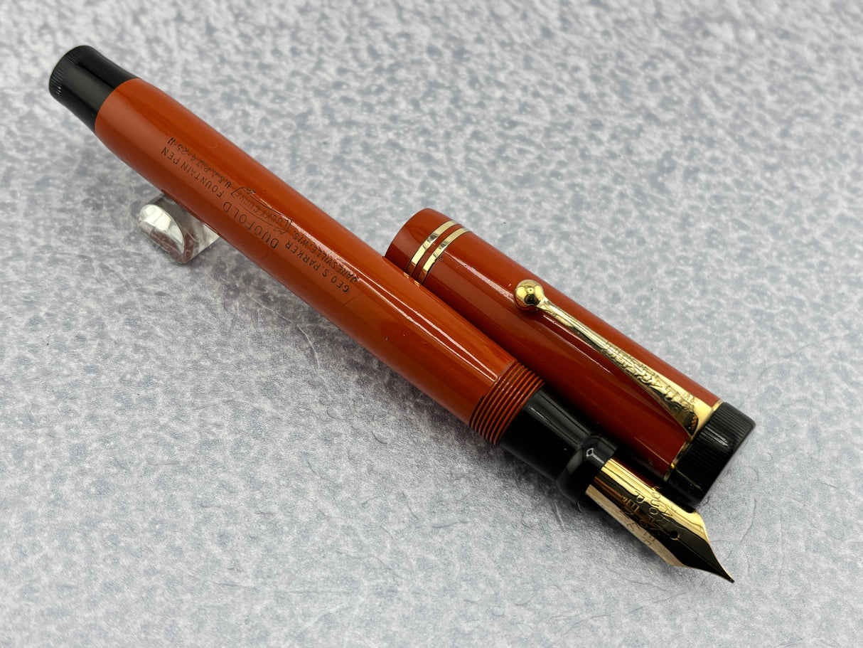 Parker Duofold Senior Red - Fountain Pen