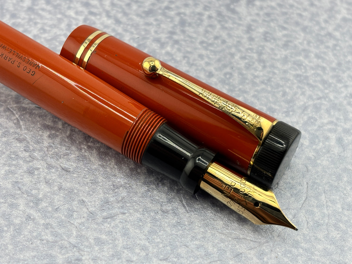 Parker Duofold Senior Red - Fountain Pen