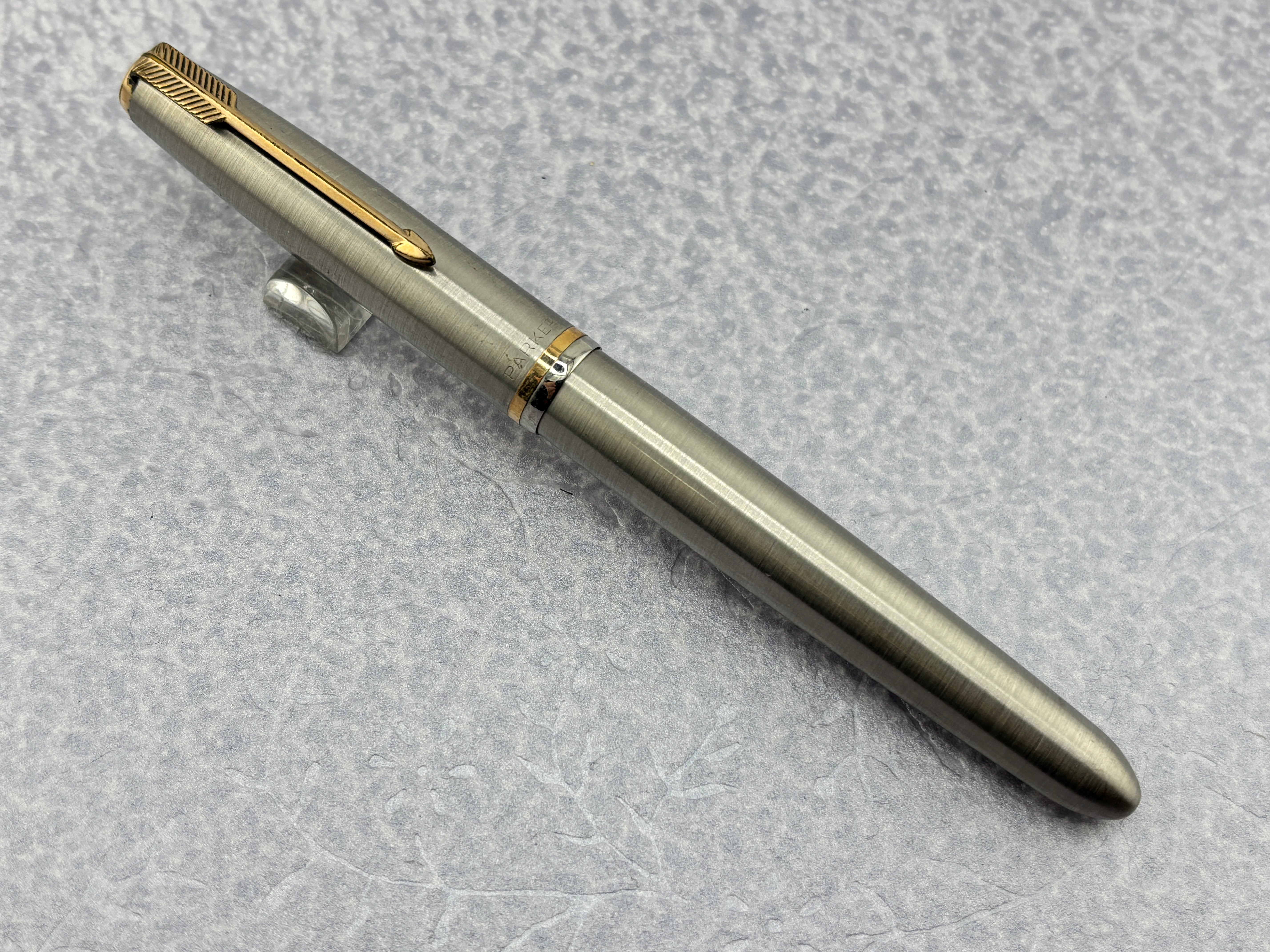 Parker # 51 Aerometric Flighter Stainless Steel Circa 1950