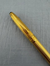 Montblanc 164 Classic  Vermeil .925  Pinstripe Pattern  - Ballpoint Pen