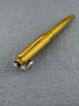 Montblanc 164 Classic  Vermeil .925  Pinstripe Pattern  - Ballpoint Pen