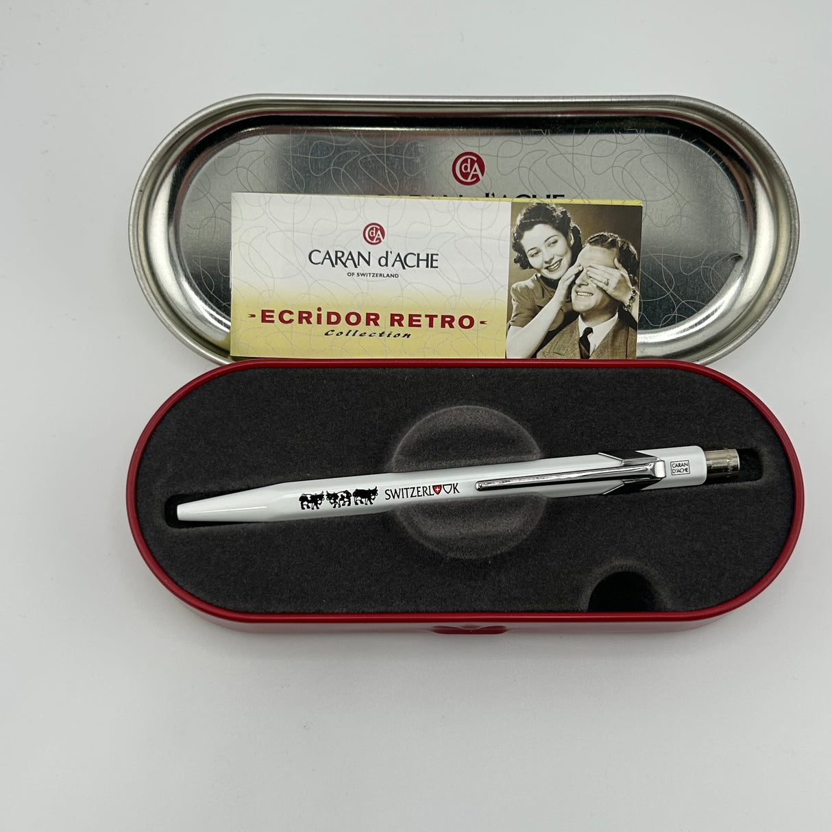 Caran D'ache Switzerland Ecridor Retro " Cows " - Ball Pen