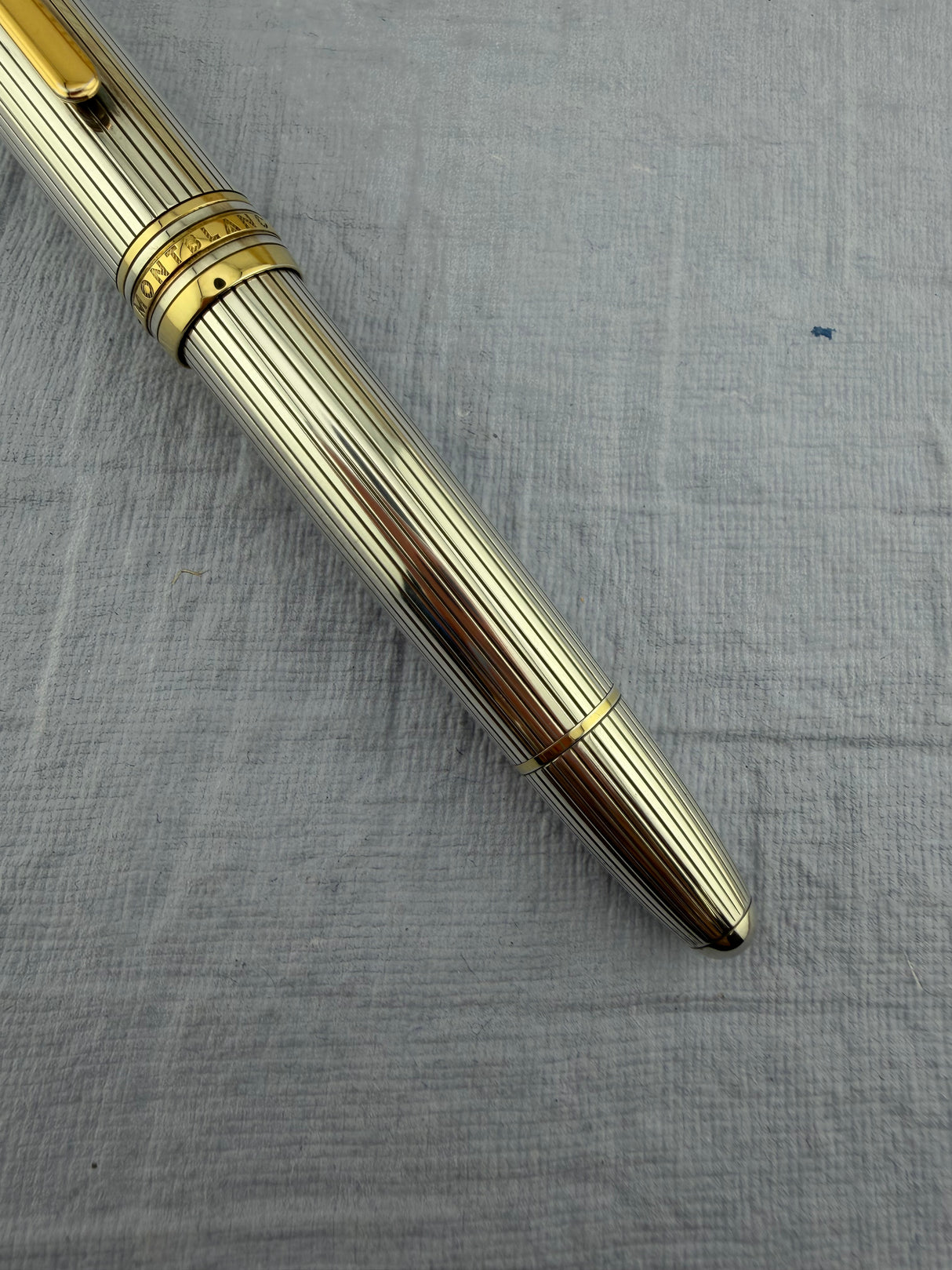 Montblanc Meisterstuck 146 Solitaire Le Grand Sterling Silver 925 - Fountain Pen
