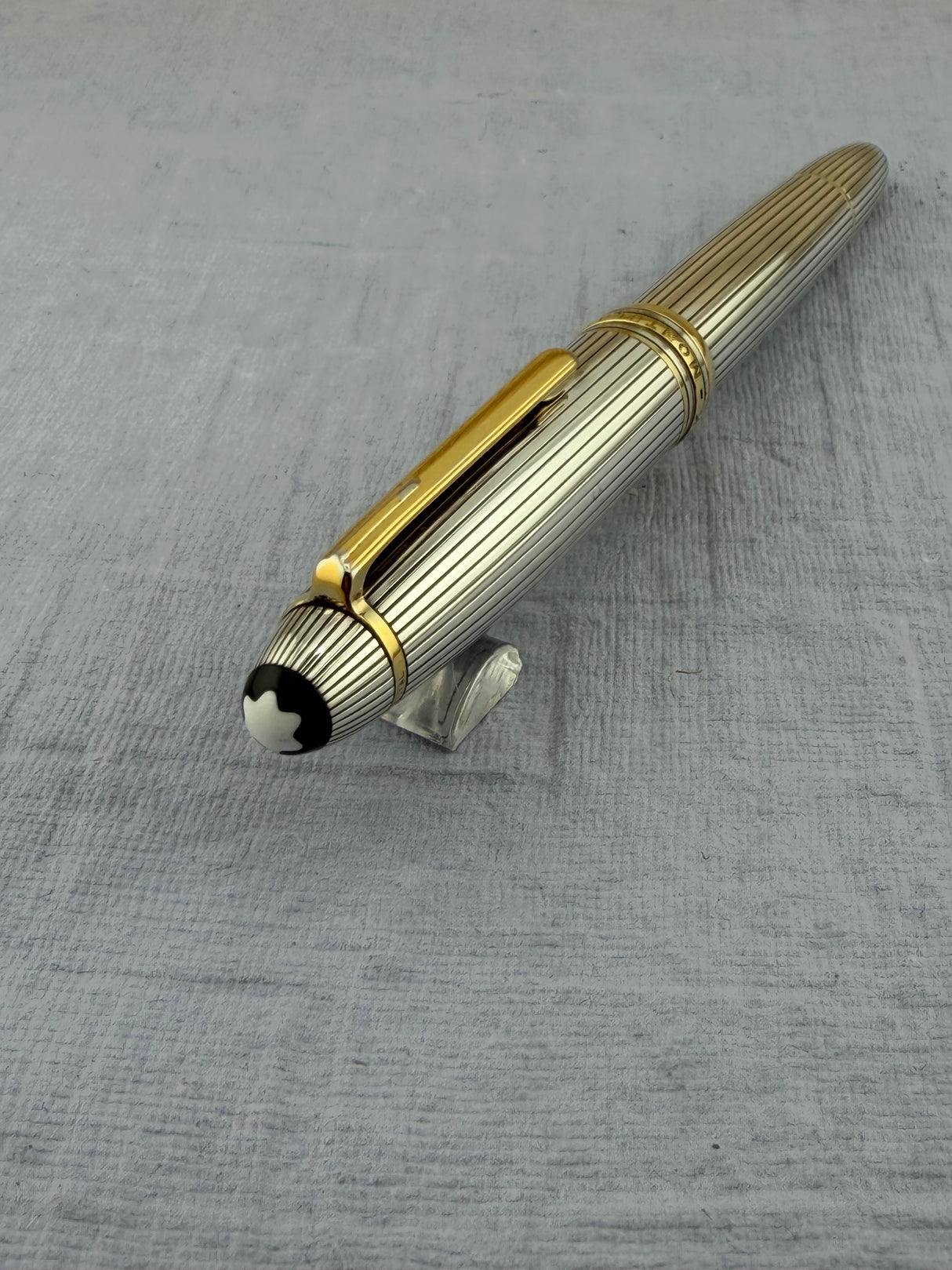 Montblanc Meisterstuck 146 Solitaire Le Grand Sterling Silver 925 - Fountain Pen