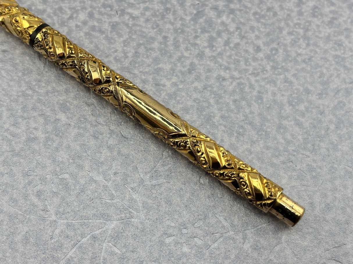 Waterman # 502 Goldpheresque Eyedropper Gold Filled Circa 1902 - Fountain Pen