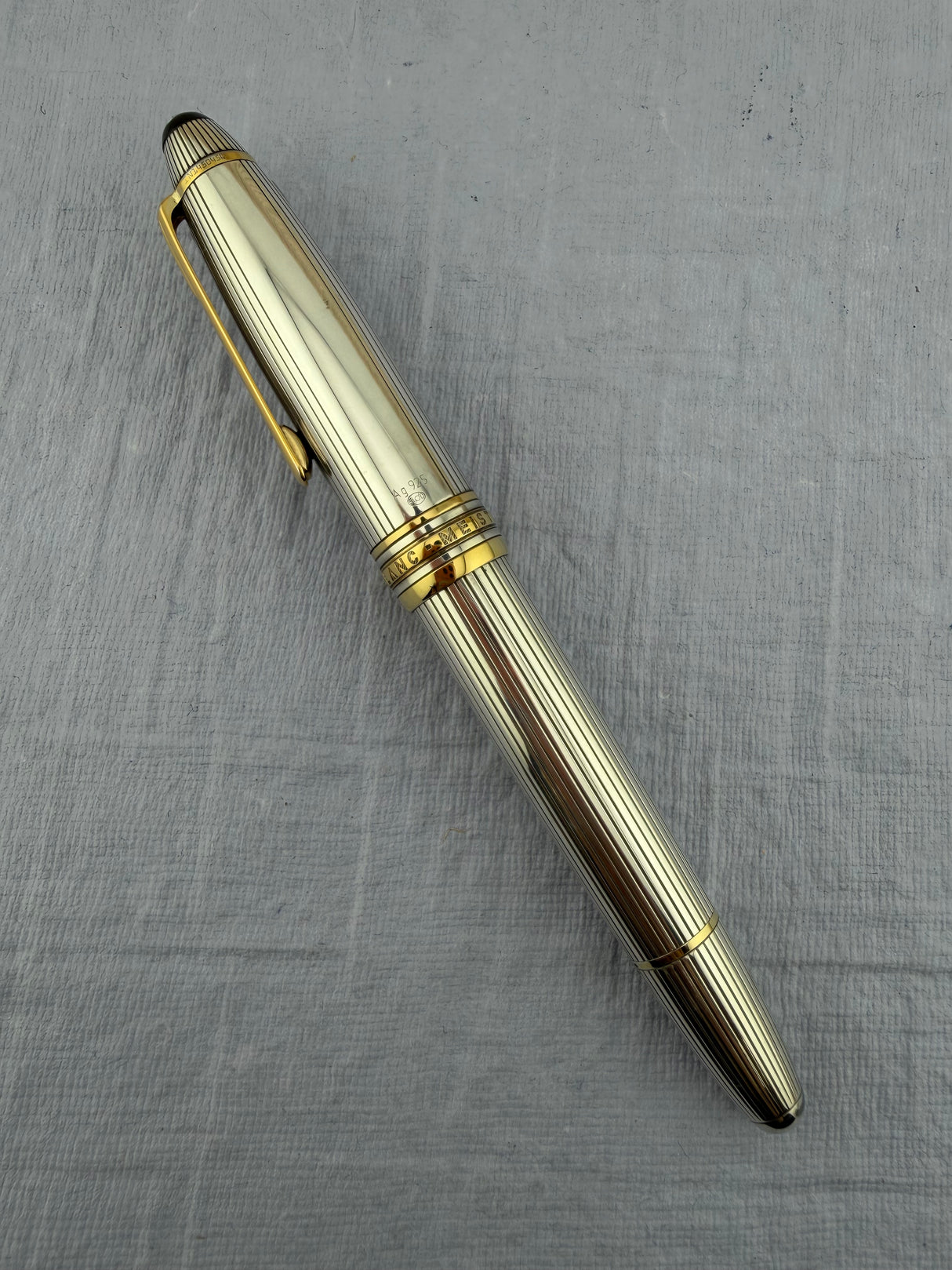 Montblanc Meisterstuck 146 Solitaire Le Grand Sterling Silver 925 - Fountain Pen