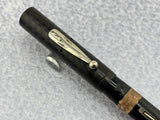 Waterman # 55 BCHR Black Chased Hard Rubber Fountain Pen with Original $5.75 Price Sticker