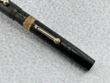 Waterman # 55 BCHR Black Chased Hard Rubber Fountain Pen with Original $5.75 Price Sticker