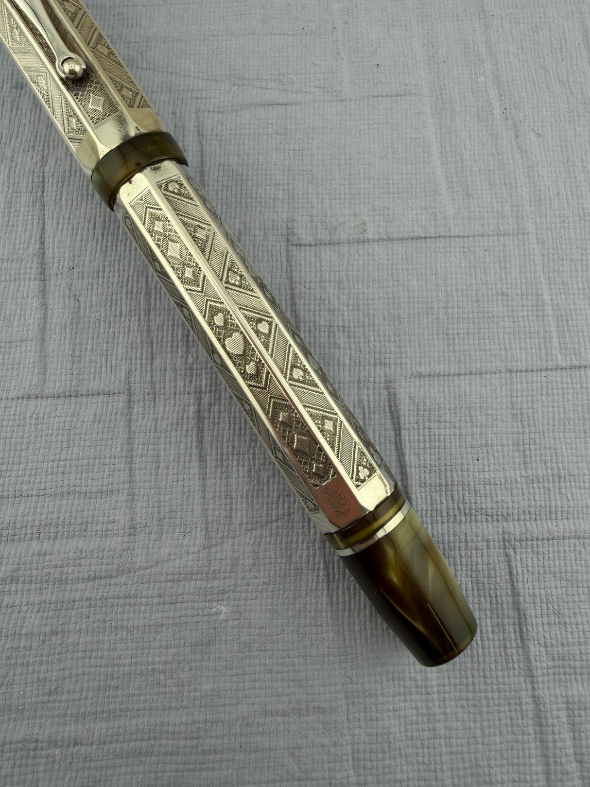 Montegrappa The Queen of Hearts 1999 Annual Edition Sterling Silver 925 - Rollerball Pen