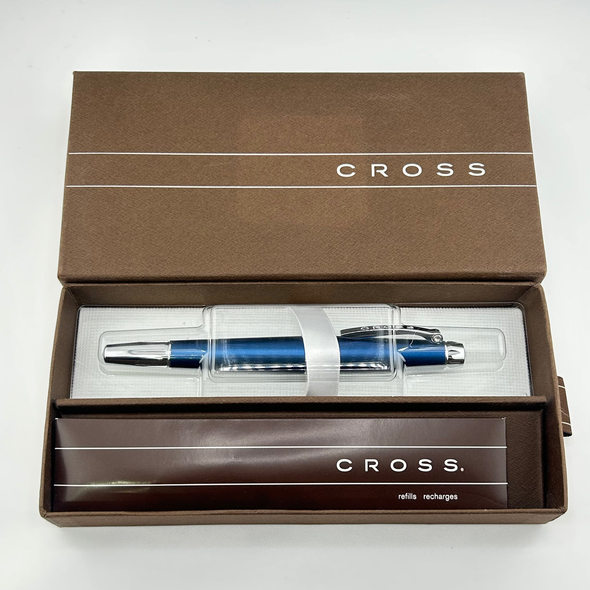 Cross Blue and chrome -  Fountain Pen