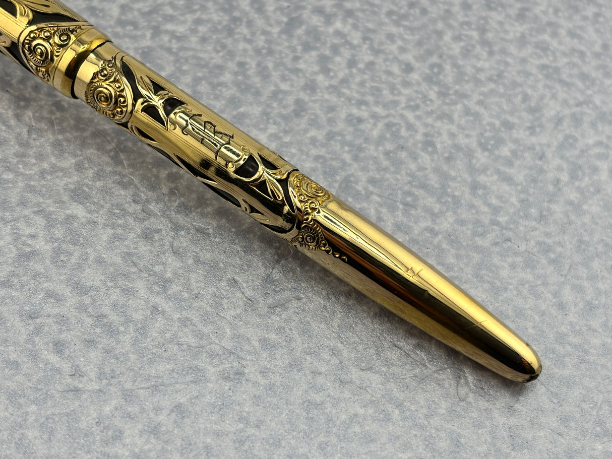 Weidlich Cincinatti Ohio Taper Barrel - Overlays cap and Barrel   - Fountain Pen
