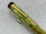 Parker Duofold Senior Streamline Moderne Green and Pearl - Fountain Pen