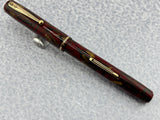 Waterman # 92 Red wine & Gold Marble  - Fountain Pen