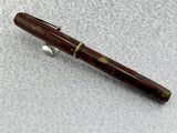 Waterman # 92 Red wine & Gold Marble  - Fountain Pen
