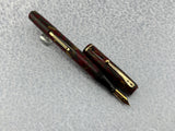 Waterman # 92 Red wine & Gold Marble  - Fountain Pen