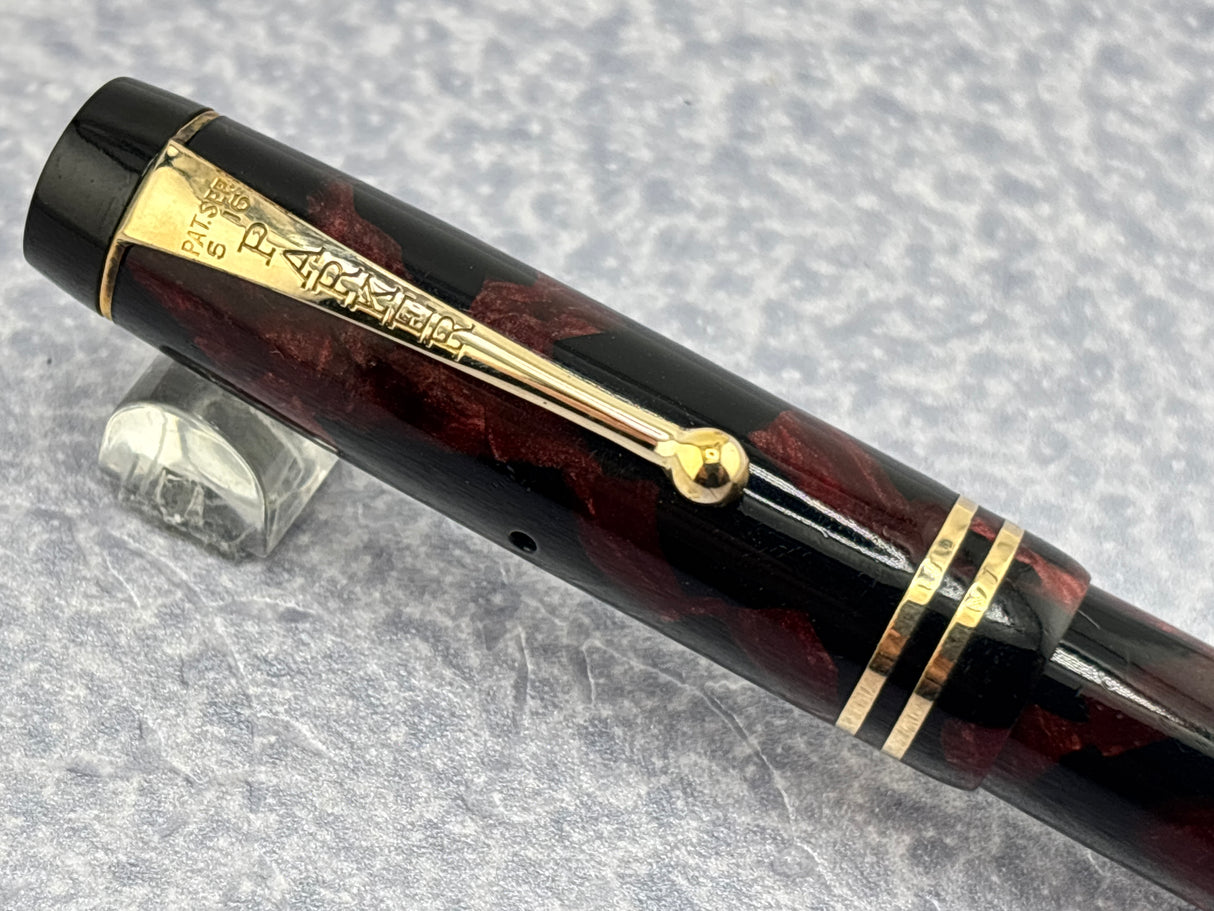 Parker Duofold Junior Streamline Burgundy Marble  - Fountain Pen