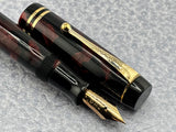 Parker Duofold Junior Streamline Burgundy Marble  - Fountain Pen