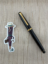 Namiki Falcon Black With Gold Trim 14K Gold Nib - Fountain Pen