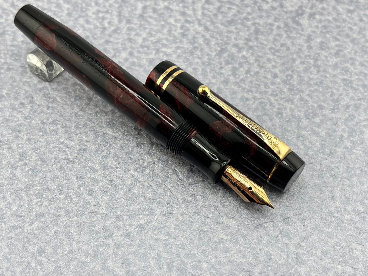Parker Duofold Junior Streamline Burgundy Marble  - Fountain Pen