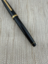 Namiki Falcon Black With Gold Trim 14K Gold Nib - Fountain Pen