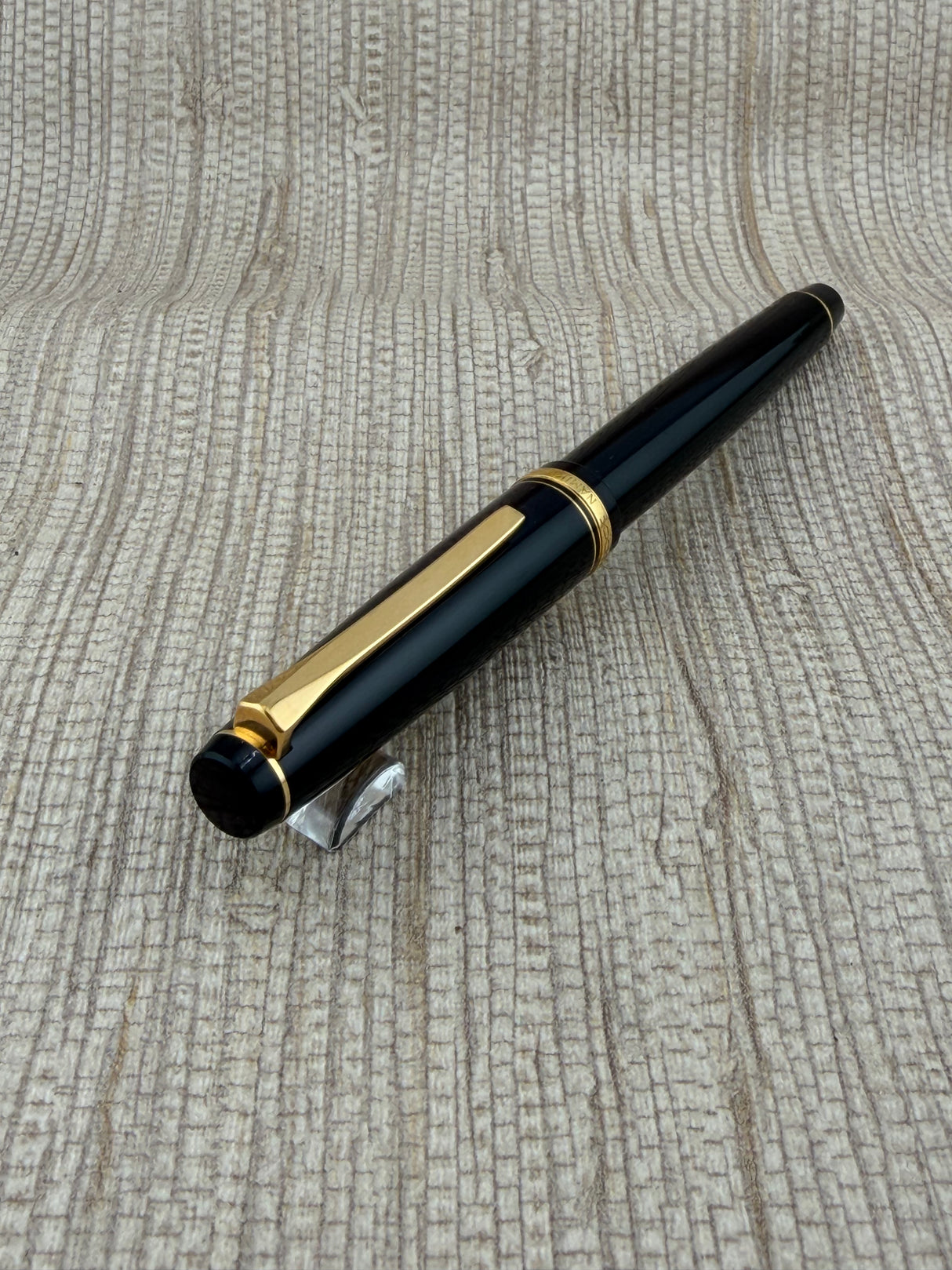Namiki Falcon Black With Gold Trim 14K Gold Nib - Fountain Pen