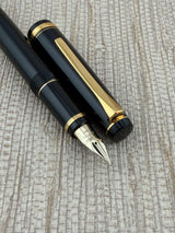 Namiki Falcon Black With Gold Trim 14K Gold Nib - Fountain Pen