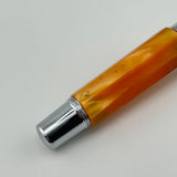 Monteverde Mini faceted Pen honey gold chrome trim - Fountain Pen