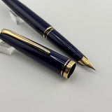 Montblanc Generation Blue Fountain Pen  - Fine 14 Kt Gold Nib