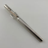Yard O Led Viceroy Standard Barley  Sterling Silver .925 Fountain Pen - Medium 18kt Gold Nib