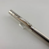 Yard O Led Viceroy Standard Barley  Sterling Silver .925 Fountain Pen - Medium 18kt Gold Nib