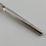 Yard O Led Viceroy Standard Barley  Sterling Silver .925 Fountain Pen - Medium 18kt Gold Nib