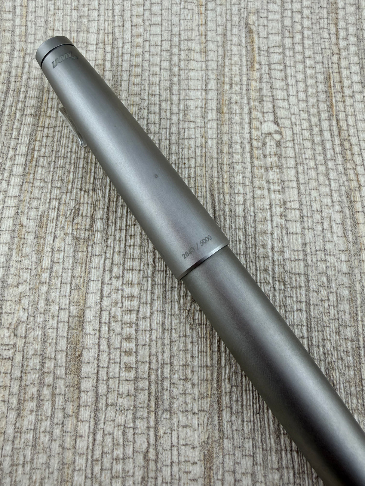 Lamy 2000 Stainless Steel Silver 14k Gold Nib Limited Edition 2840/5000 - Fountain Pen